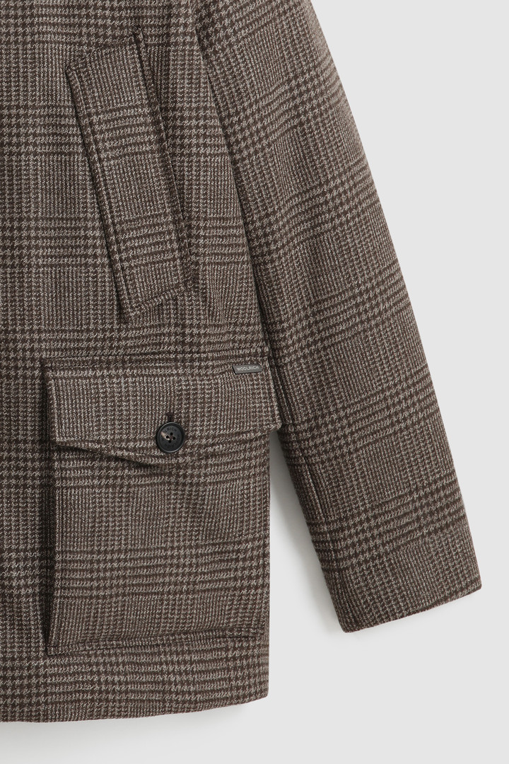 Luxury Arctic Parka in italian eco-wool crafted with a Loro Piana fabric