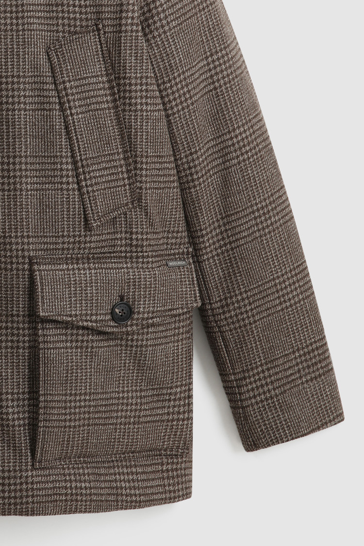 Luxury Arctic Parka in italian eco-wool crafted with a Loro Piana fabric