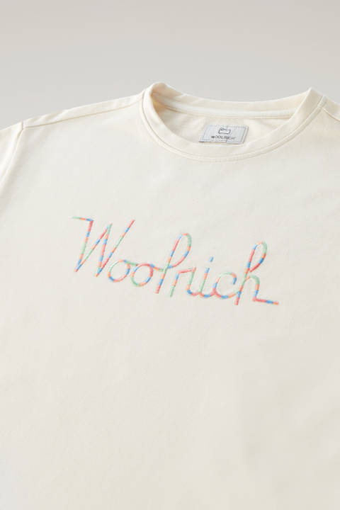 Vestido Summer de niña de felpa de algodón Blanco photo 2 | Woolrich