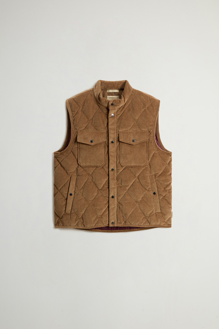 Corduroy Vest with Diamond Quilting Brown photo 5 | Woolrich