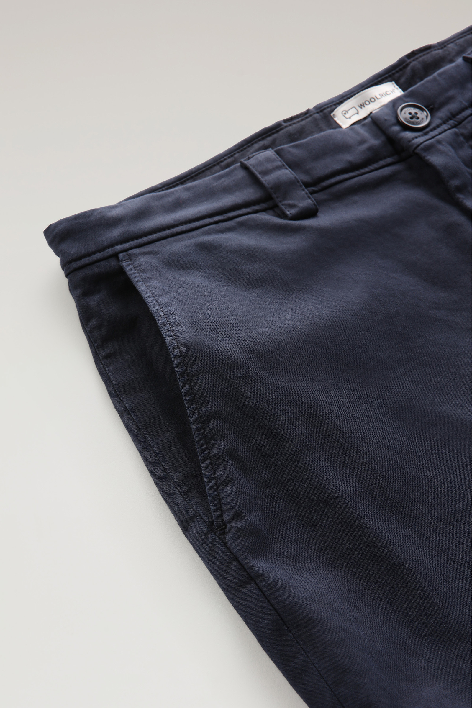 Chinobroek van stretchkatoen blauw photo 6 | Woolrich