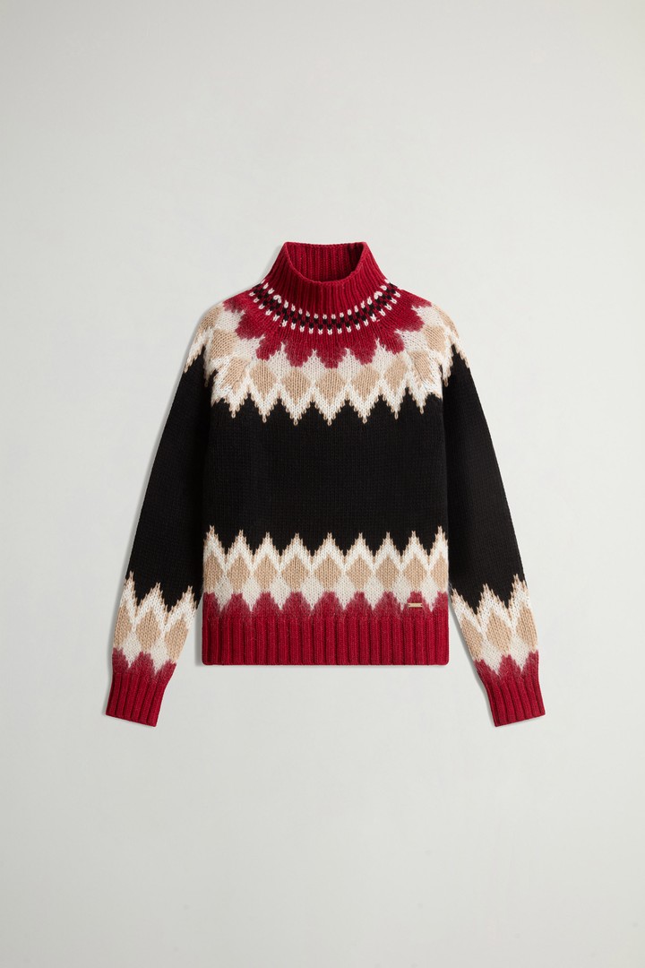 Trui met Fair Isle-patroon van wolmix en mohair Rood photo 5 | Woolrich