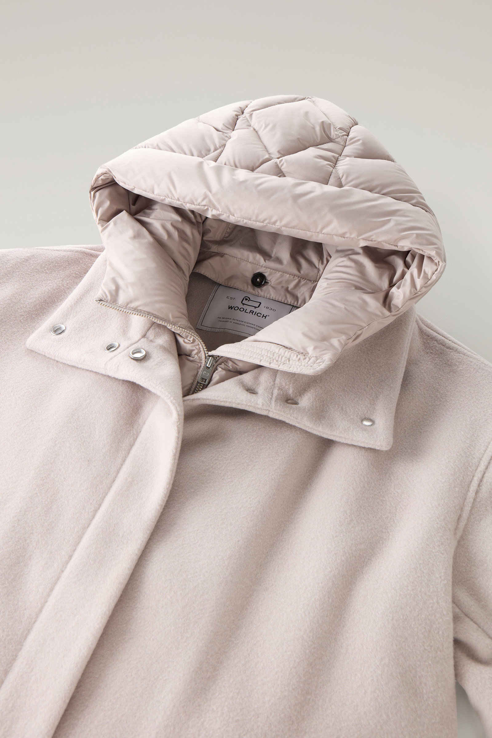 2-in-1 Kuna Parka in Italian Recycled Wool and Cashmere Blend