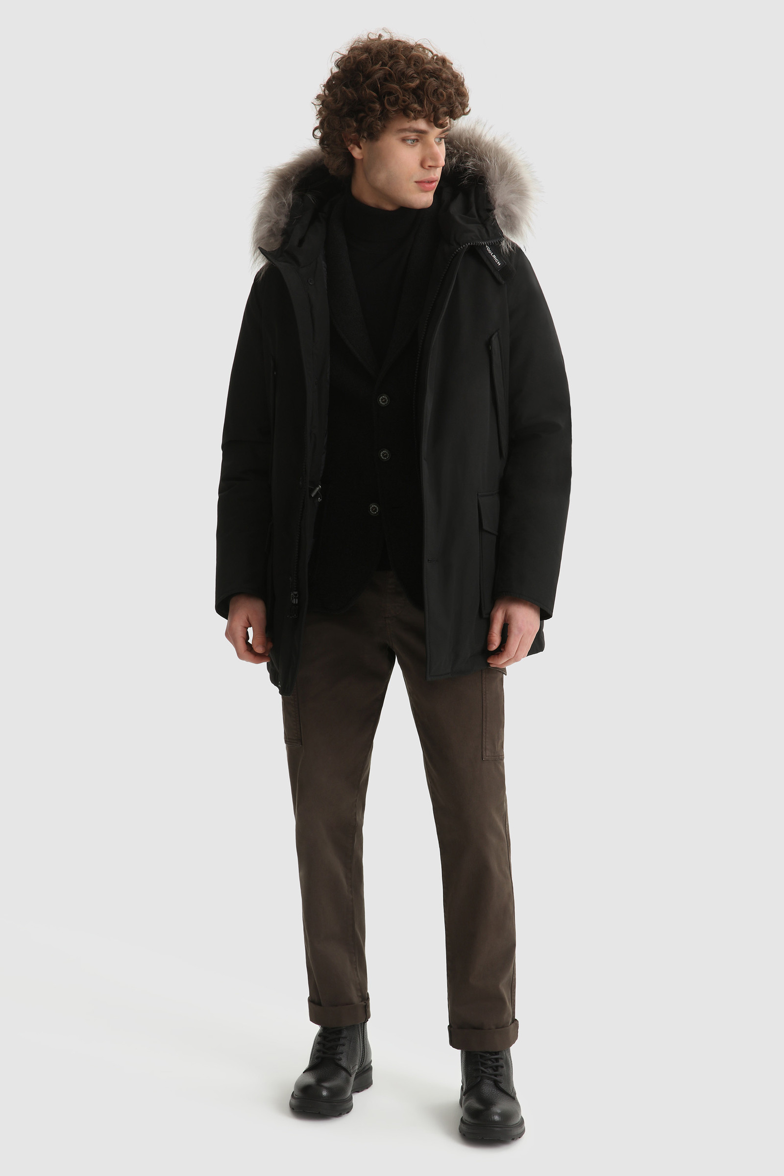 Arctic Parka avec fourrure teintée