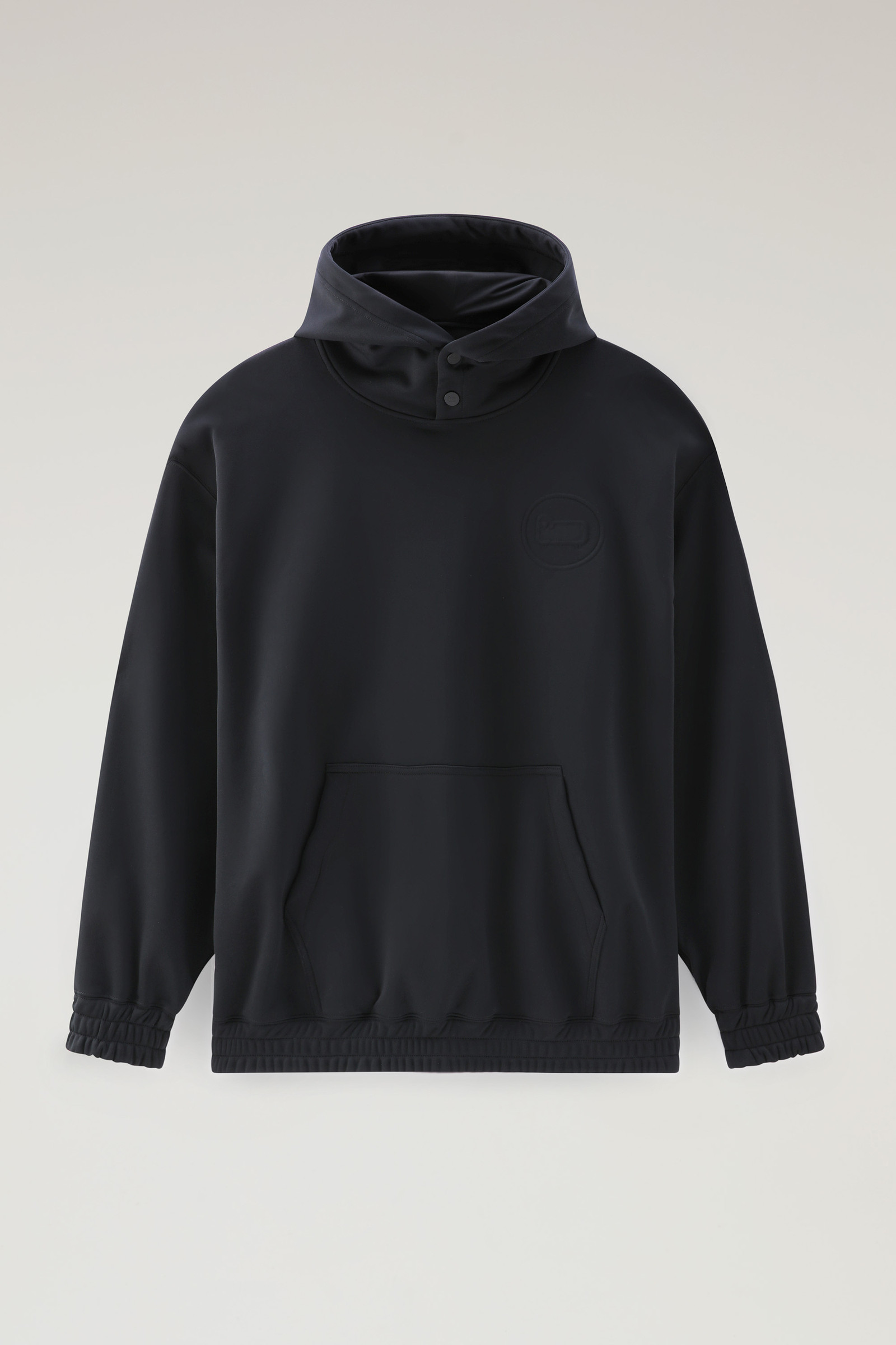 Technical Fleece Hooded Sweatshirt Black photo 5 | Woolrich