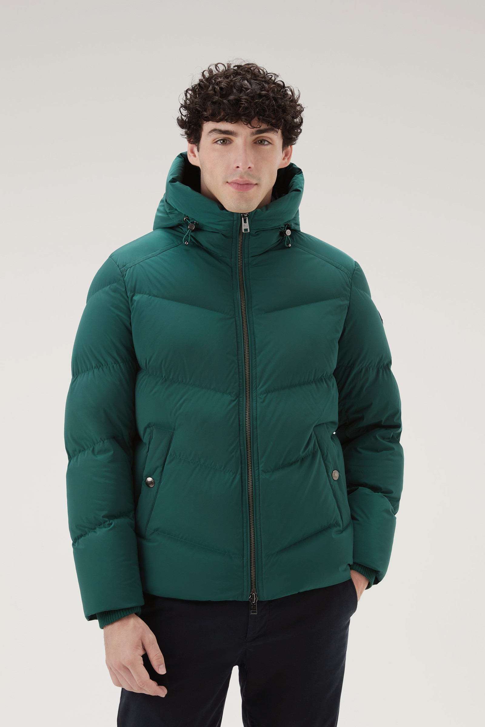 WOOLRICH: jacket for men - Green | Woolrich jacket CFWOOU0792MRUT3496  online at GIGLIO.COM