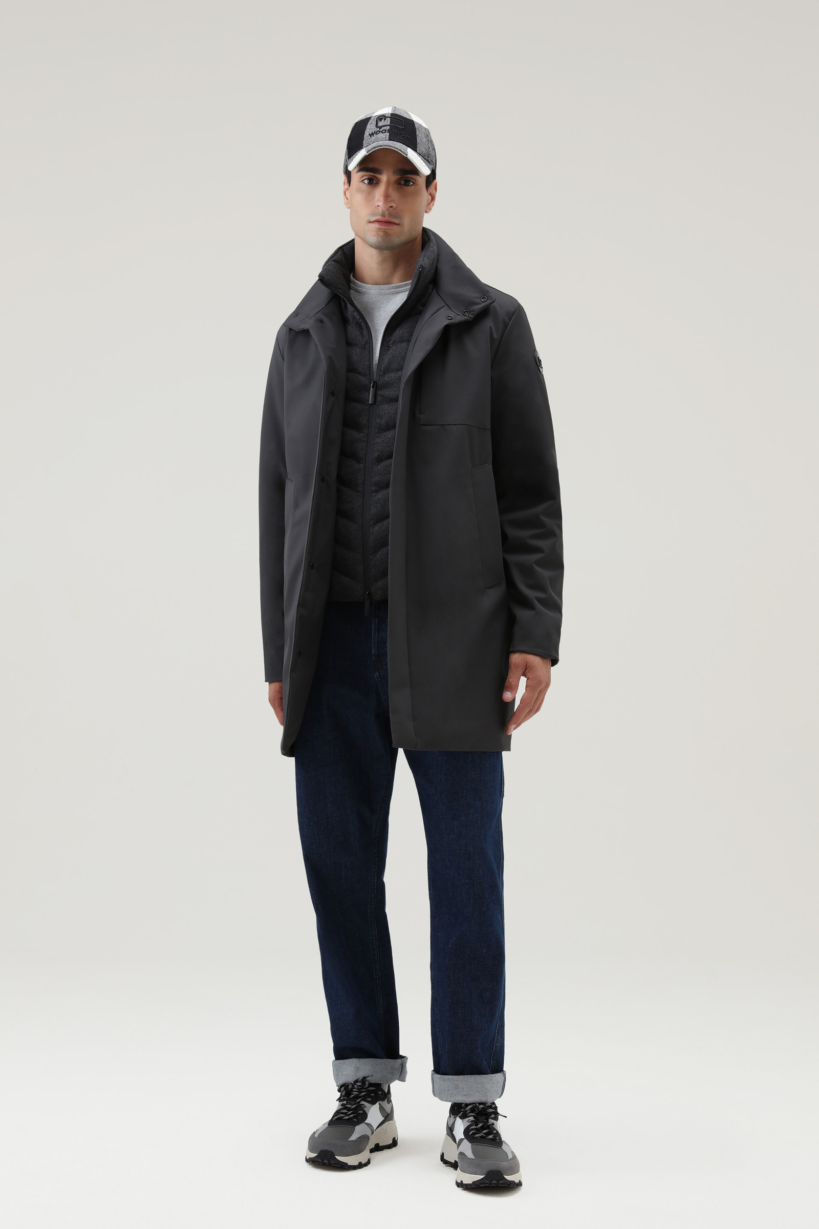 Men's Commuting 2-in-1 Coat Black | Woolrich UK