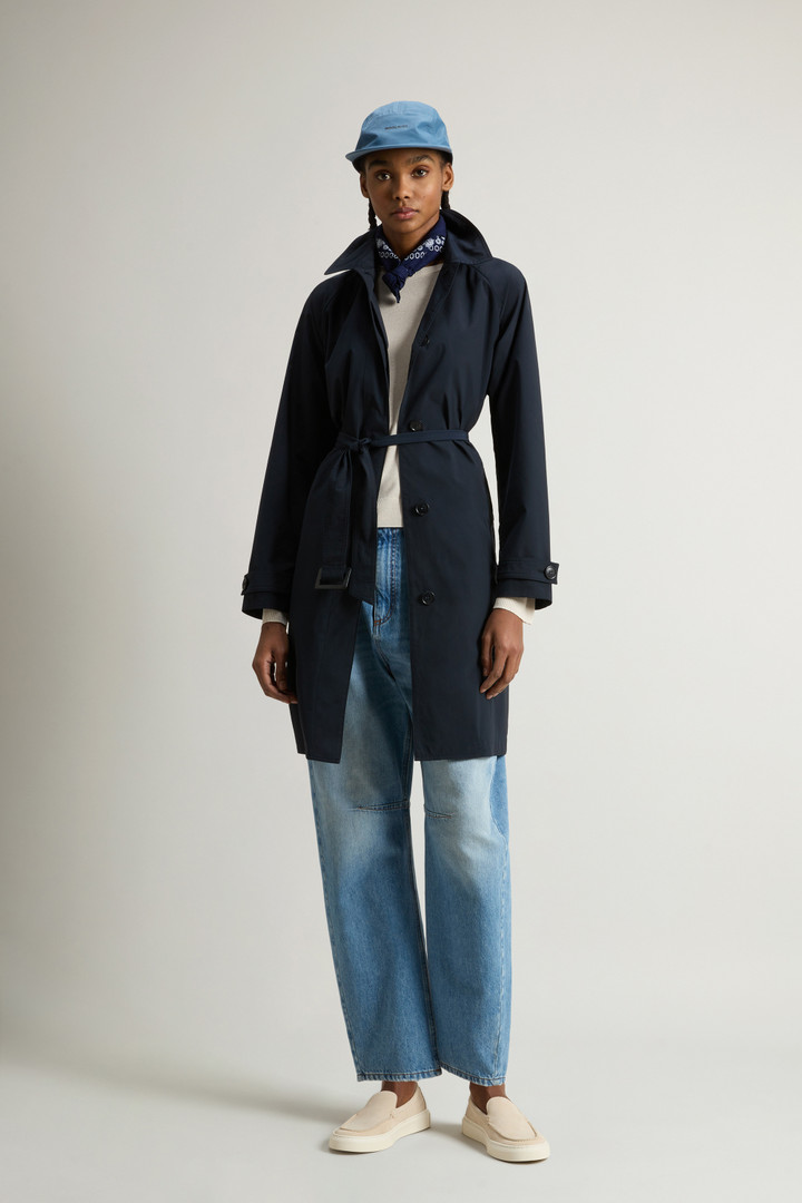 Urban Touch Trench Coat Blue photo 2 | Woolrich