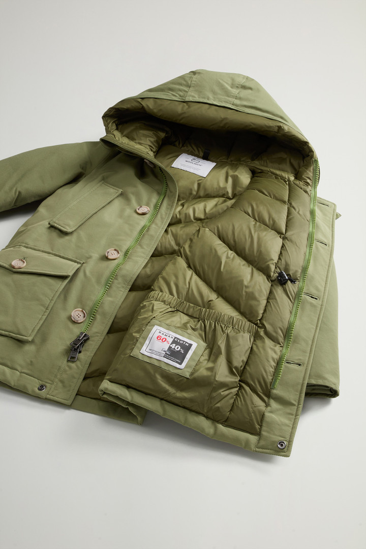 Boys' Arctic Parka in Ramar Cloth Green photo 5 | Woolrich