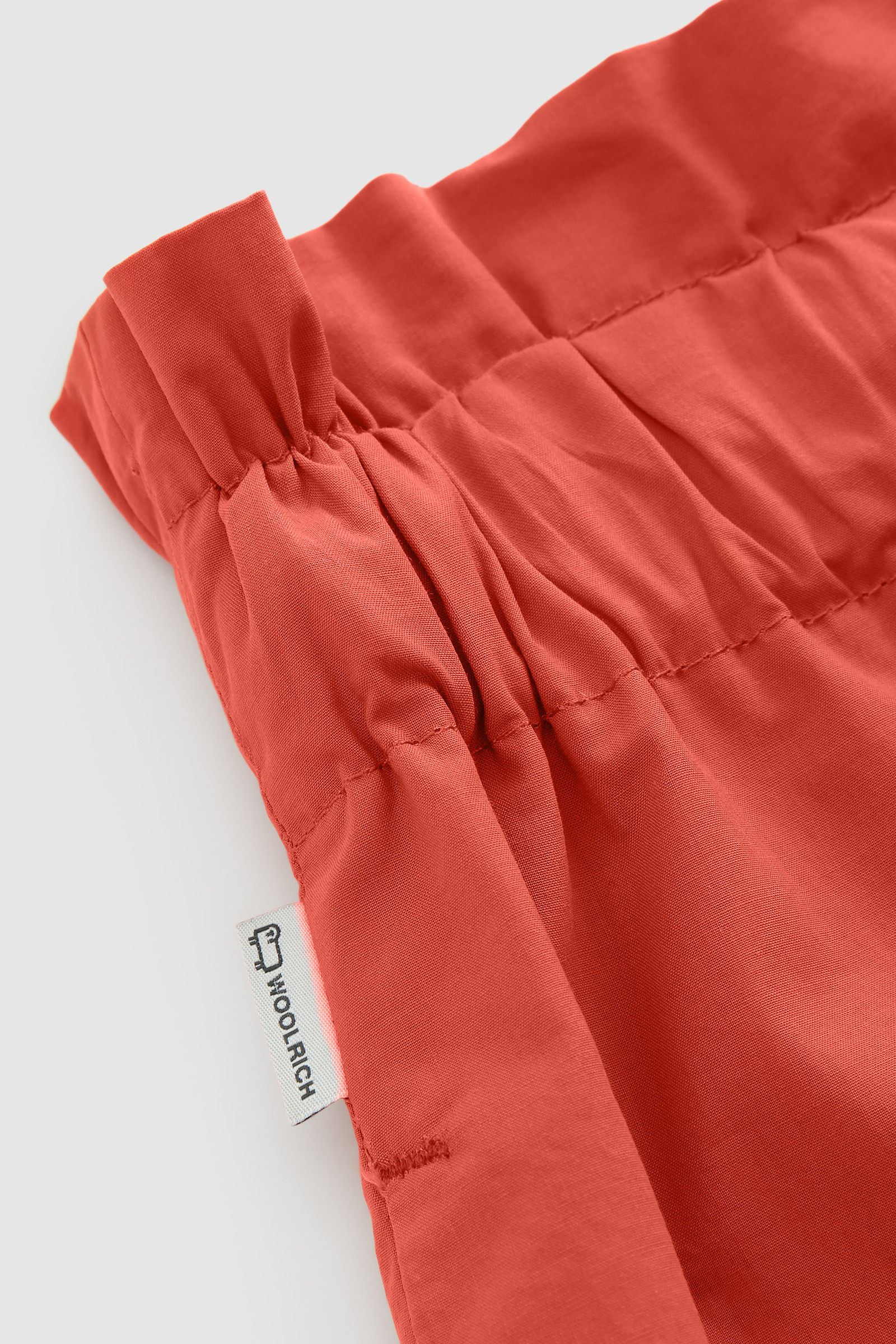 Cotton Poplin Shorts Red photo 7 | Woolrich