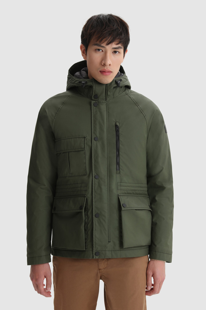 woolrich waxed jacket