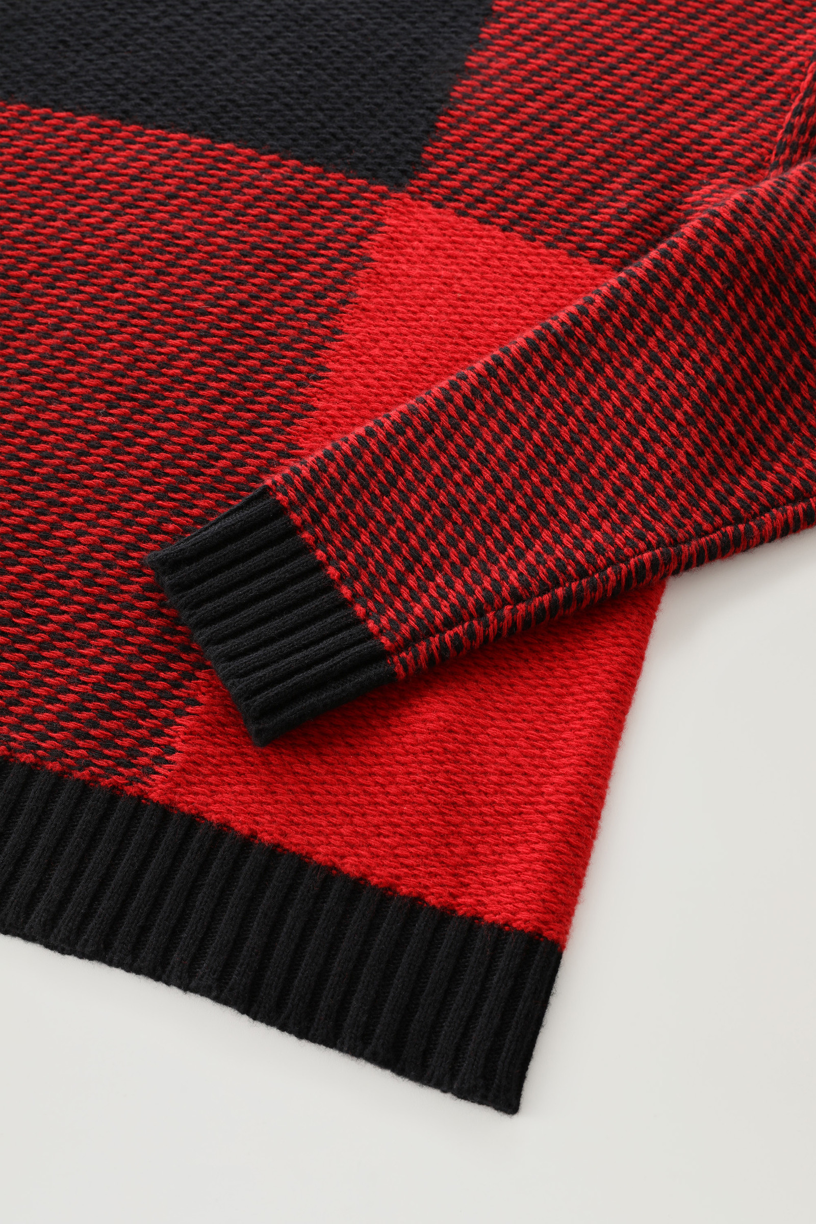 Unisex Crewneck with Buffalo Check Pattern photo 8 | Woolrich