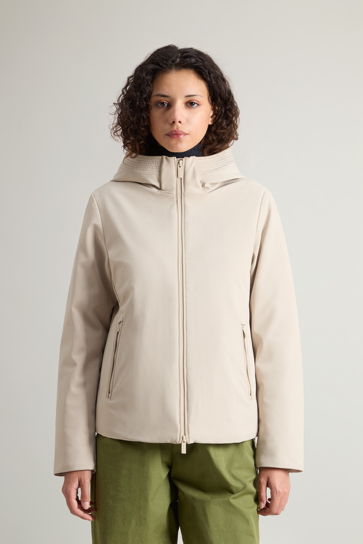 Short Firth Parka in Tech Softshell Beige photo 1 | Woolrich