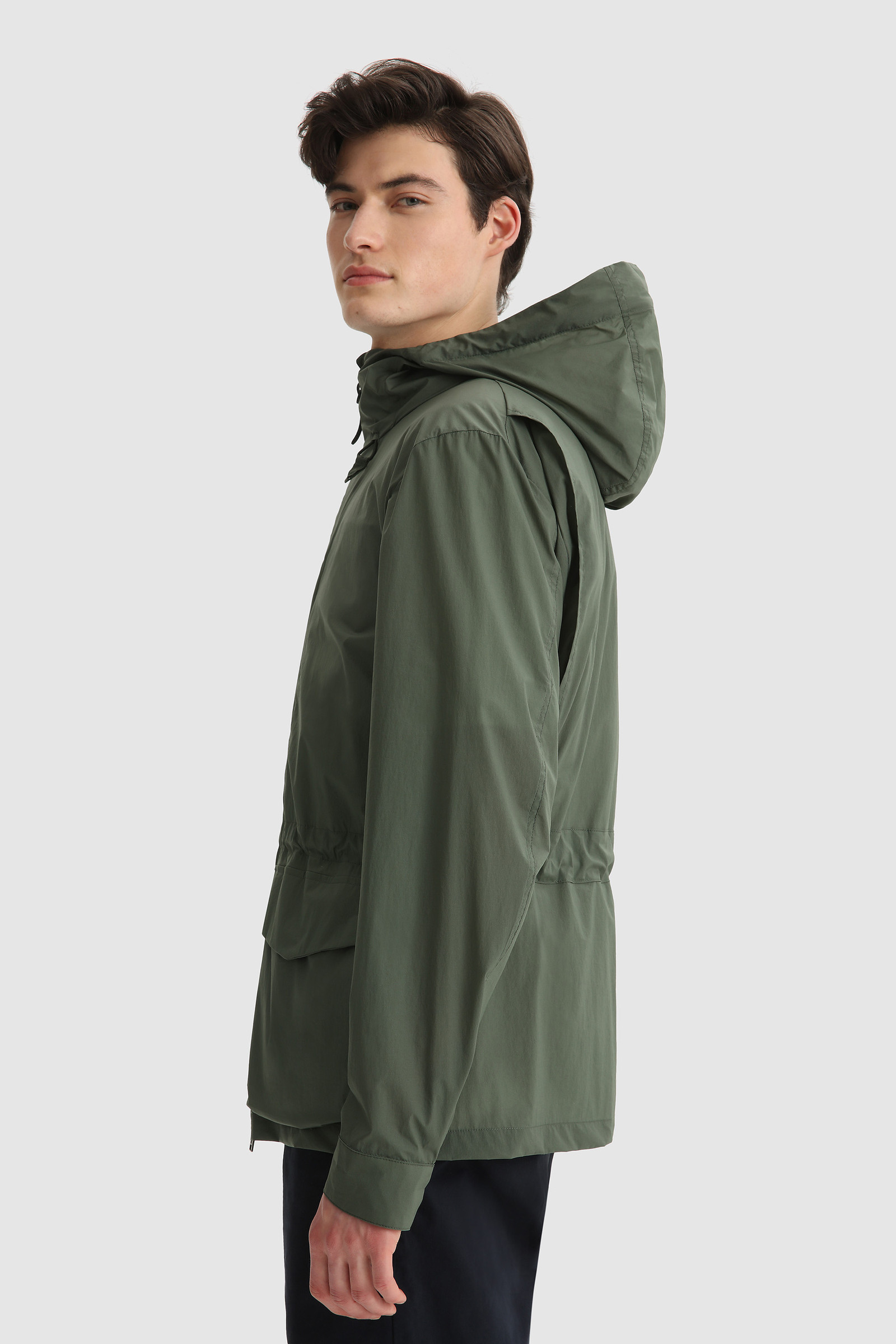 Mens Jackets Woolrich Jackets Woolrich Synthetic Nylon Windbreaker-jacket in Green for Men Save 21% 