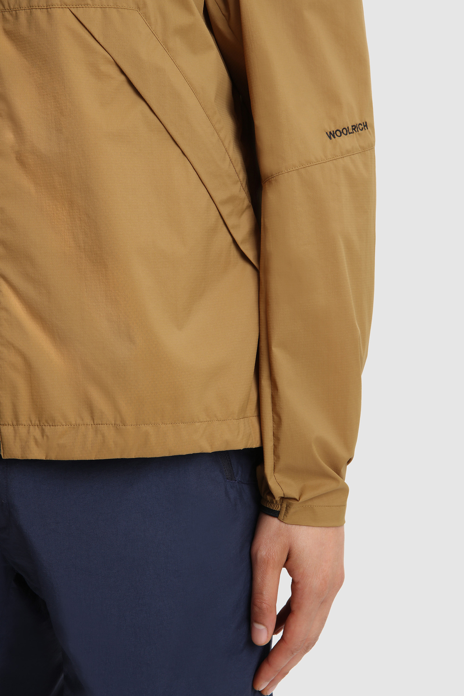 High Aeration Packable Hoodie Khaki photo 6 | Woolrich