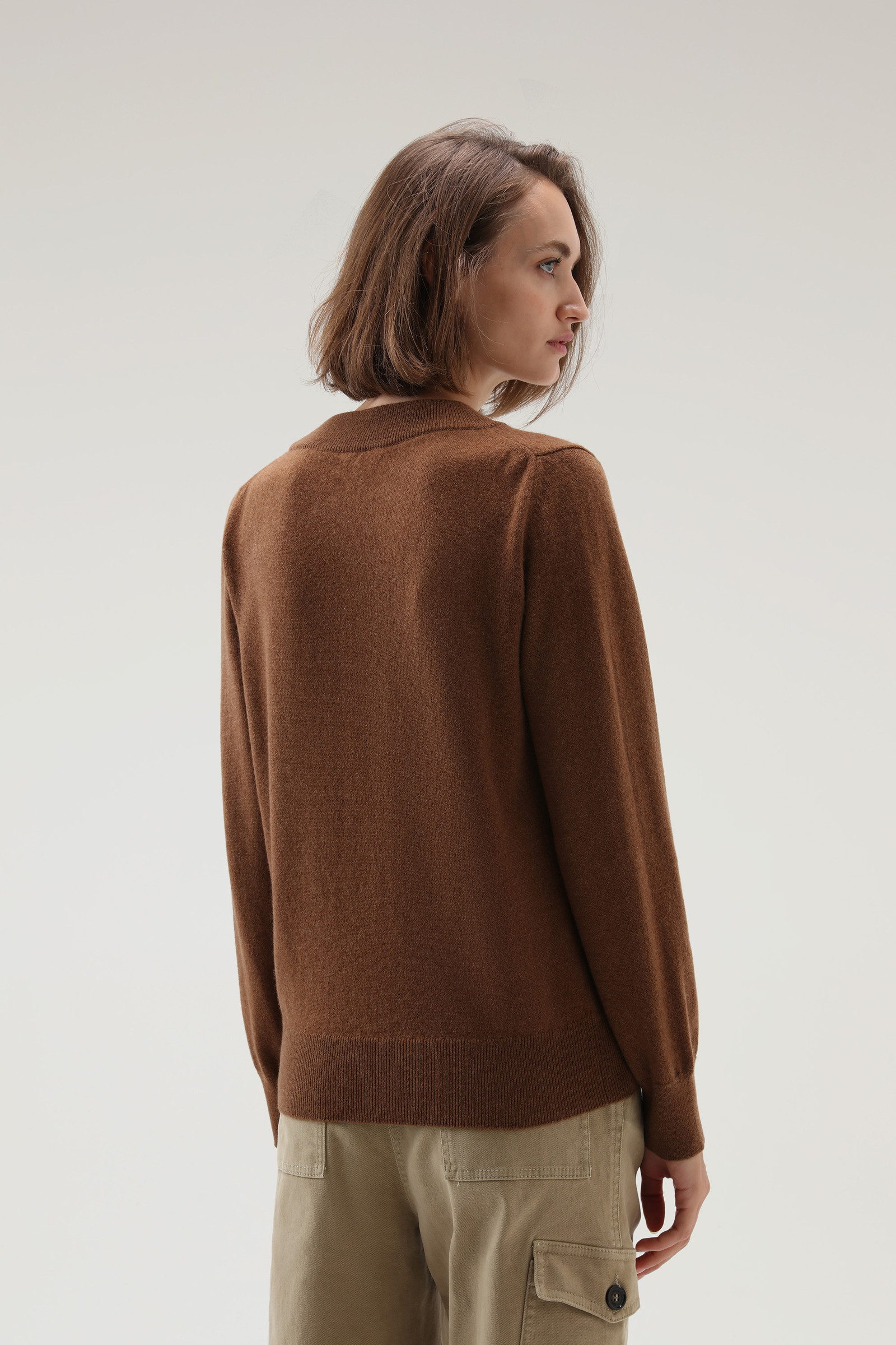 CASHMERE CREW NECK SWEATER - CASHMERE CULTURE