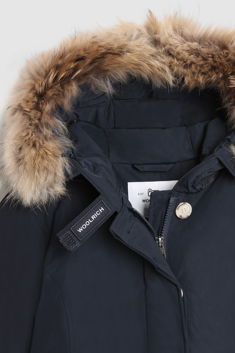 Girl's Luxury Arctic Parka with removable raccoon fur