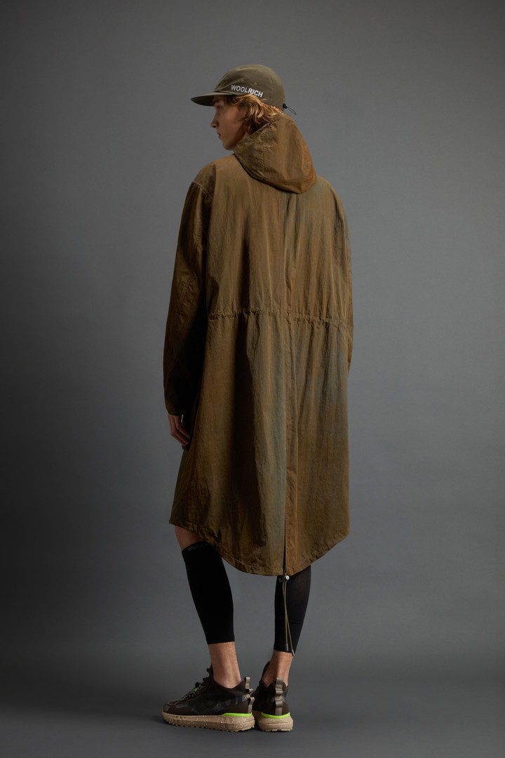 Fishtail Parka in Olmetex Nylon with Tie-Dye Motif by Todd Snyder Green photo 3 | Woolrich