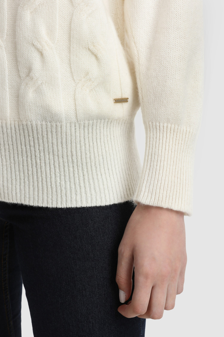Pull à col roulé en cachemire