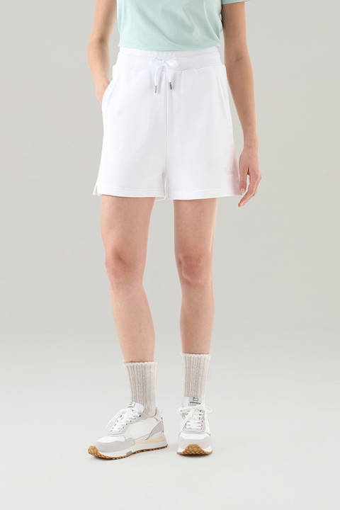 Leichte Shorts aus reiner Baumwolle Weiß | Woolrich