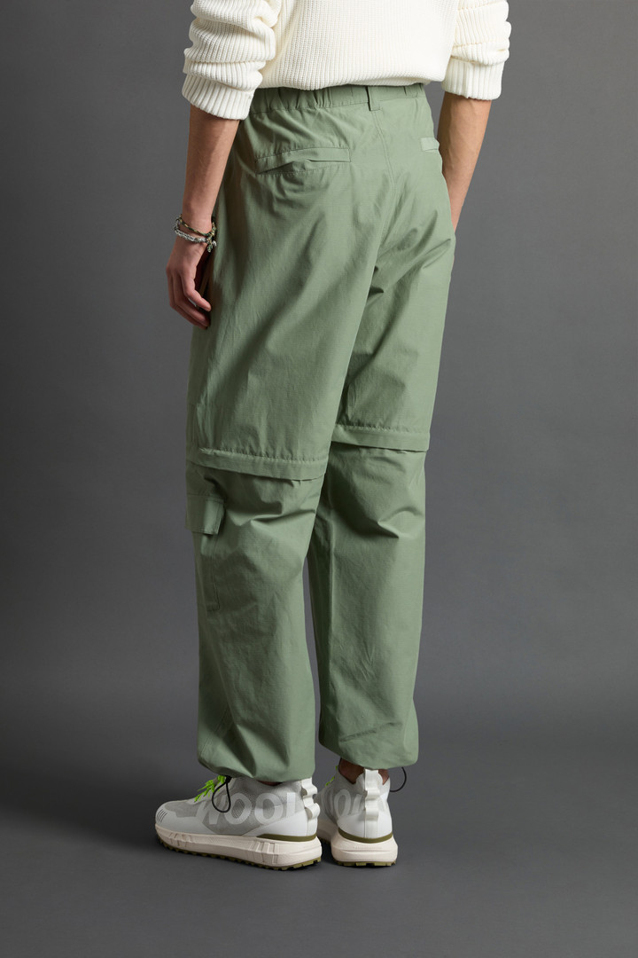 2-in-1 Pants in Cotton- and Nylon-Blend Olmetex Ripstop by Todd Snyder Green photo 3 | Woolrich