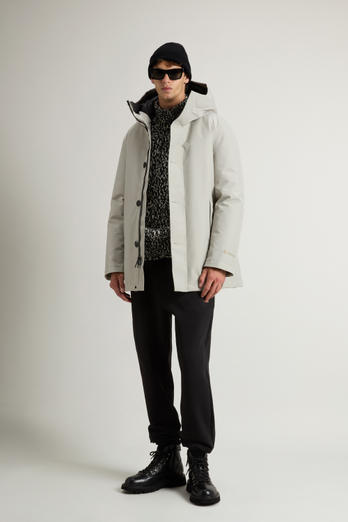 Waterproof Parka in Recycled Two-Layered GORE-TEX Fabric Gray | Woolrich