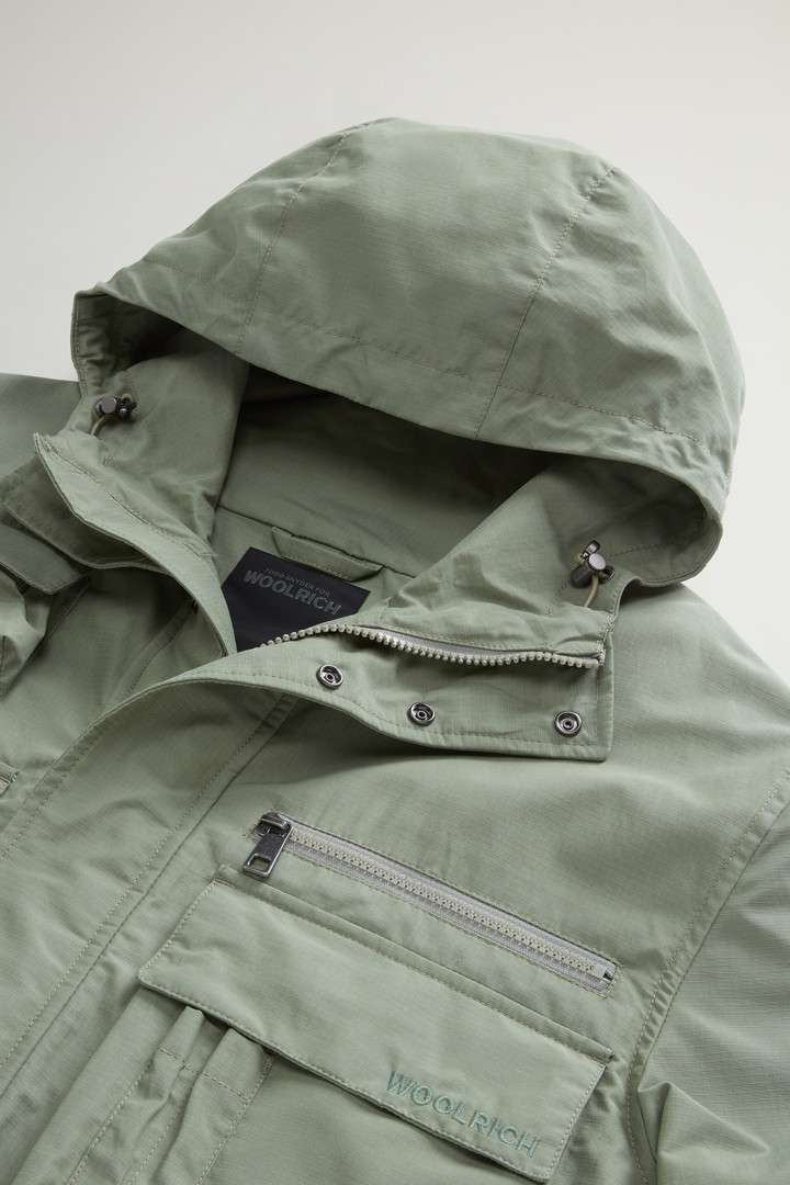 Fishing Jacket in Cotton- and Nylon-Blend Olmetex Ripstop by Todd Snyder Green photo 6 | Woolrich