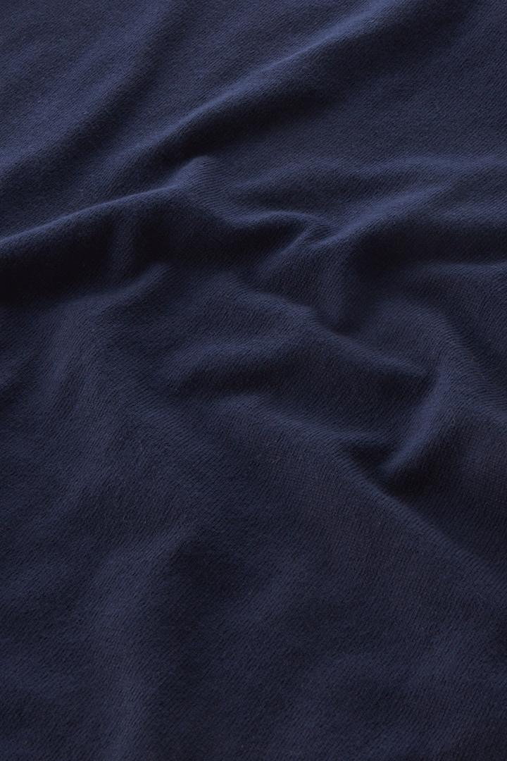 Maglia girocollo in puro cotone Blu photo 8 | Woolrich