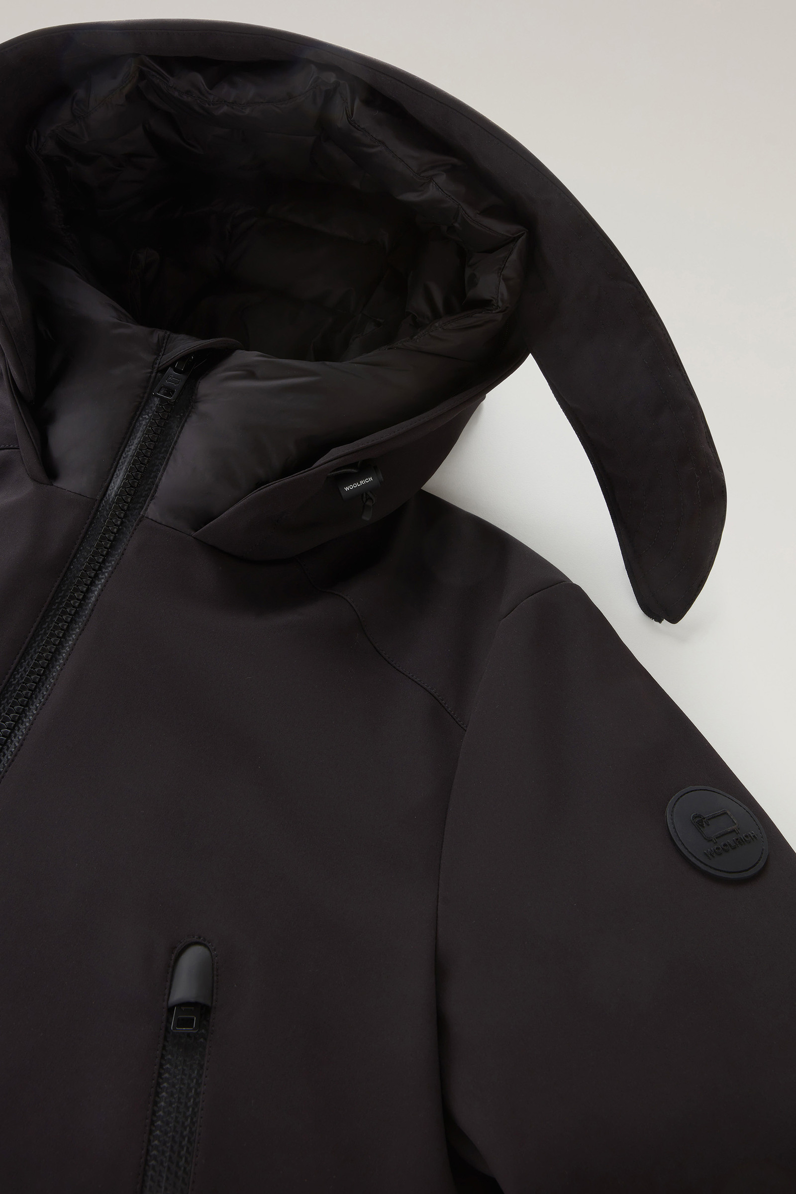 Parka aus Tech Softshell schwarz photo 7 | Woolrich