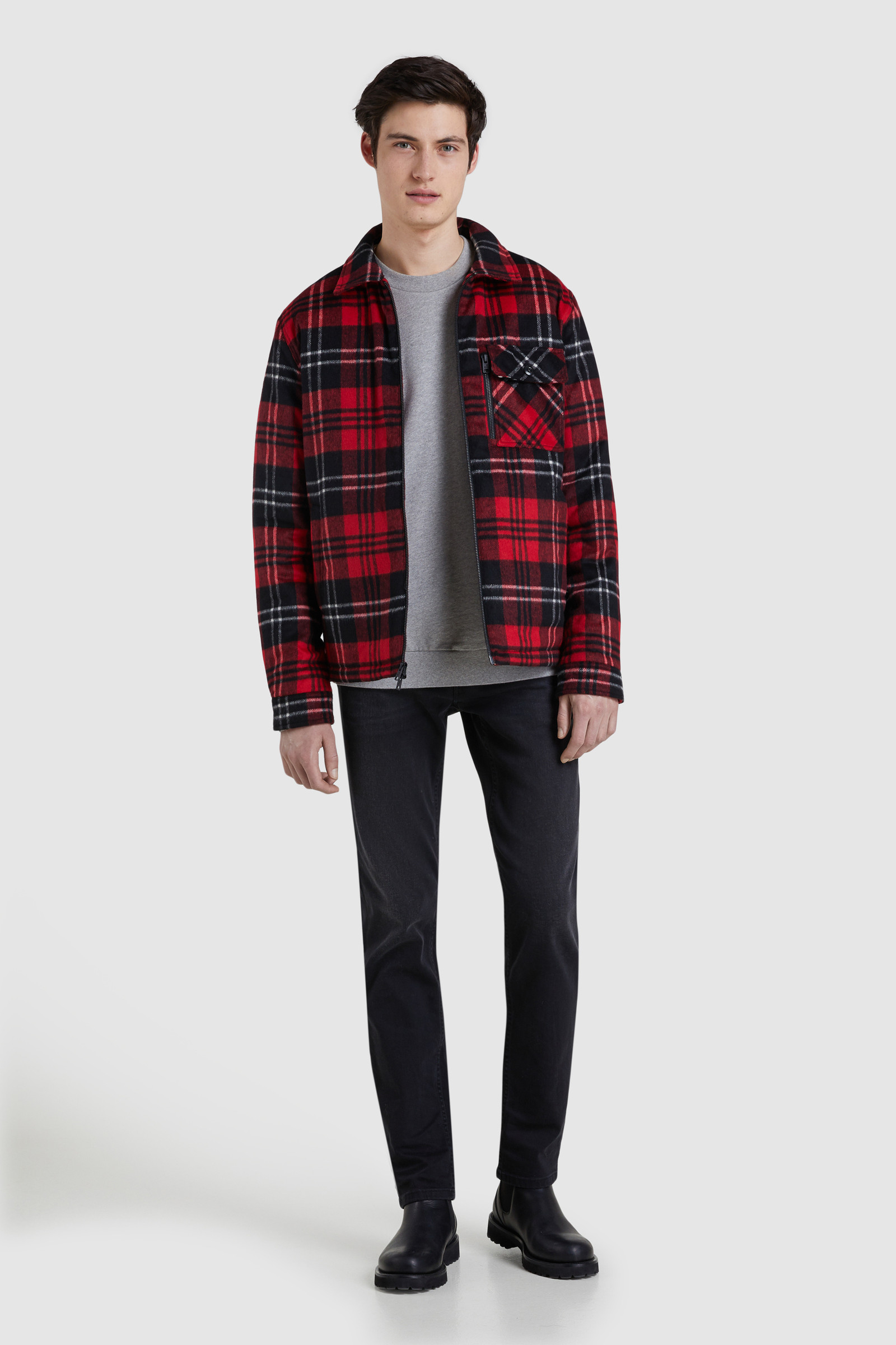 Giacca a camicia Timber imbottita
