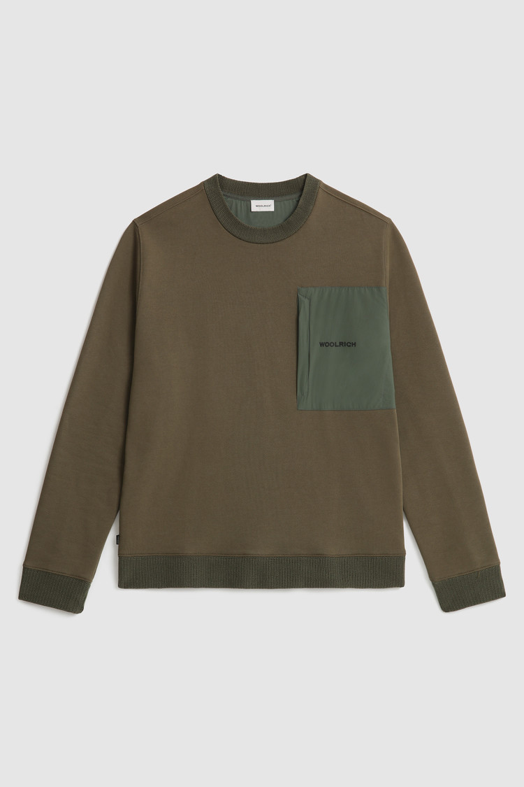 Sweatshirt mit Rundhalsausschnitt und gedrucktem Logo