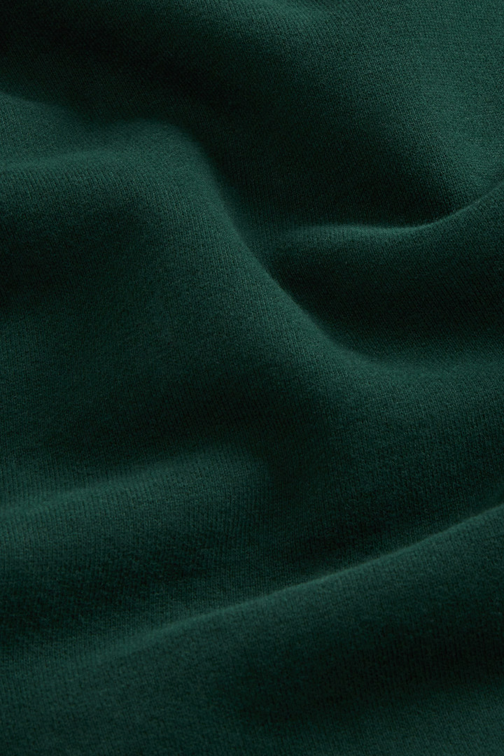 Teen Boys’ Hoodie in Brushed Pure Cotton Green photo 3 | Woolrich