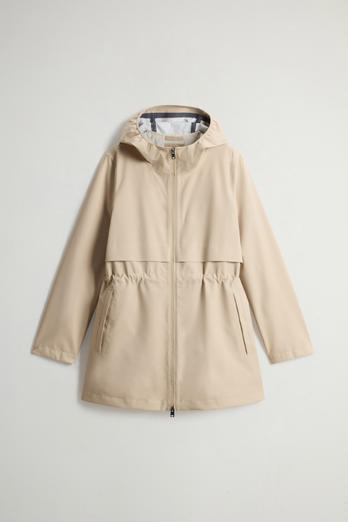3-in-1 Parka in Light Stretch Fabric Beige photo 1 | Woolrich