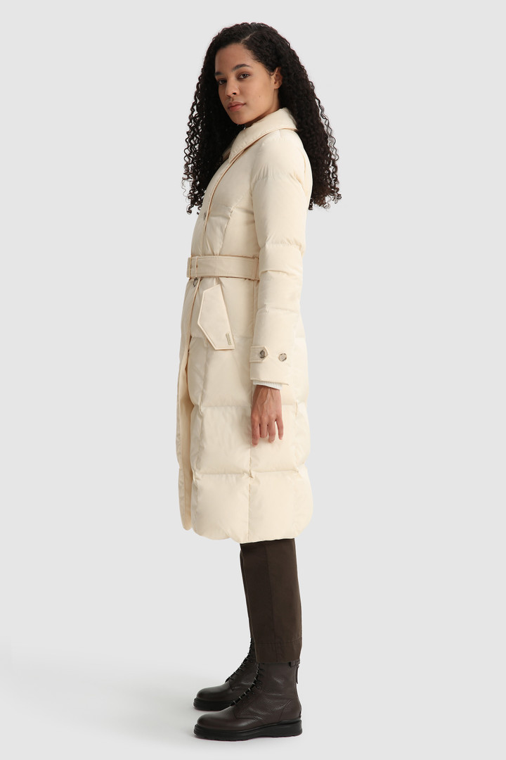Trench trapuntato Alsea con cintura