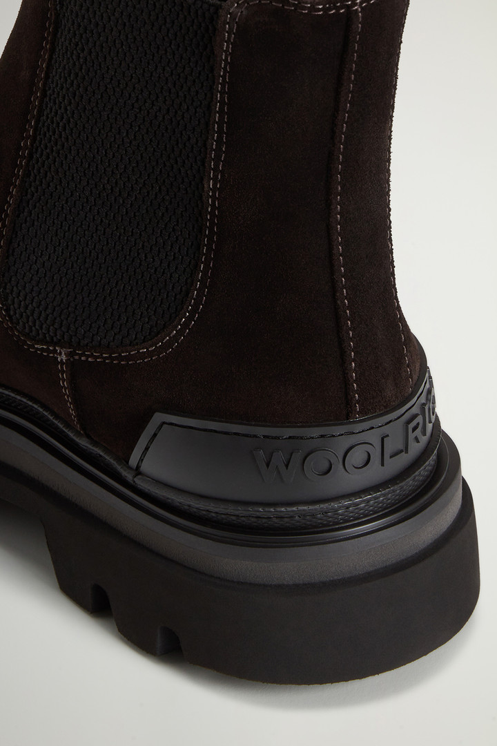 Chopper Chelsea-Stiefeletten aus Veloursleder Braun photo 5 | Woolrich