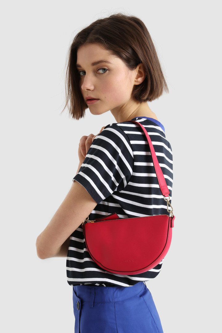 Small Leather Bag Pink photo 6 | Woolrich