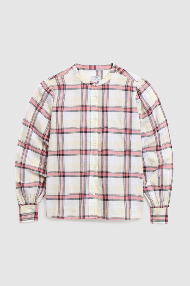 Cotton Shirt with Capped Sleeves White photo 4 | Woolrich
