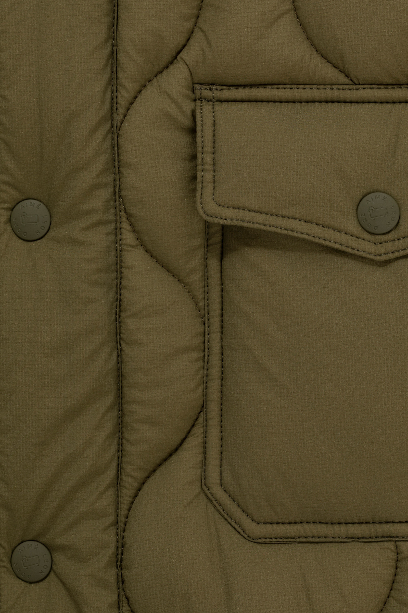 Aimé Leon Dore / Woolrich giacca a camicia trapuntata