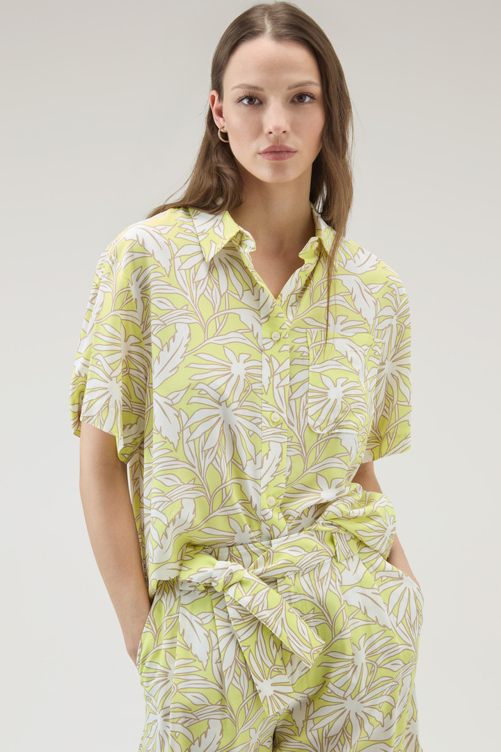 PRINTED FLUID SHIRT Gelb photo 4 | Woolrich