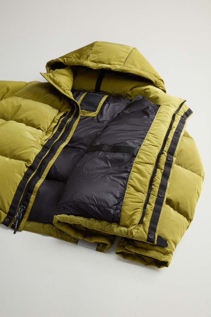 Short Parka in Olmetex Ripstop Nylon by Todd Snyder Yellow photo 12 | Woolrich