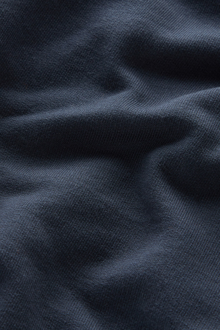 Hoodie in Pure Cotton Blue photo 5 | Woolrich