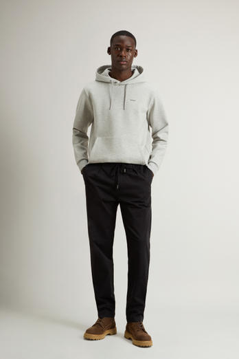 Stretch Cotton Twill Milton Pants Black | Woolrich