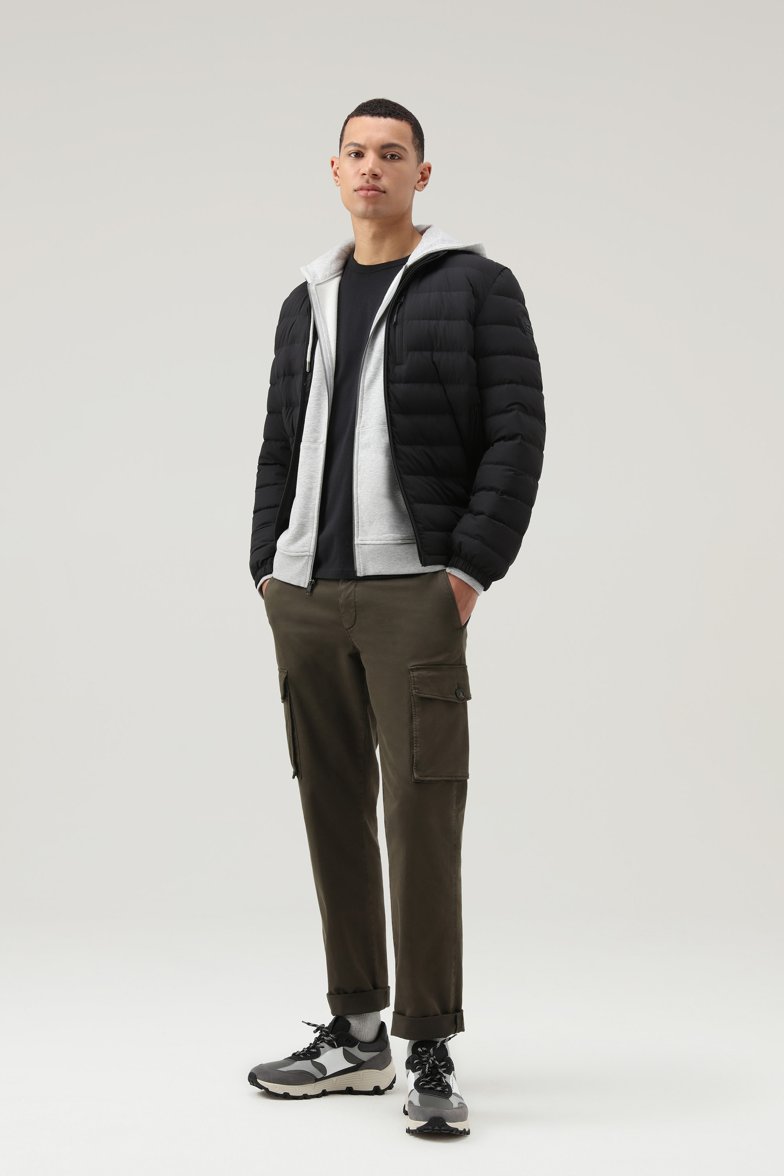Stretchjacke Sundance Daunenjacke aus Stretch-Nylon Schwarz photo 2 | Woolrich