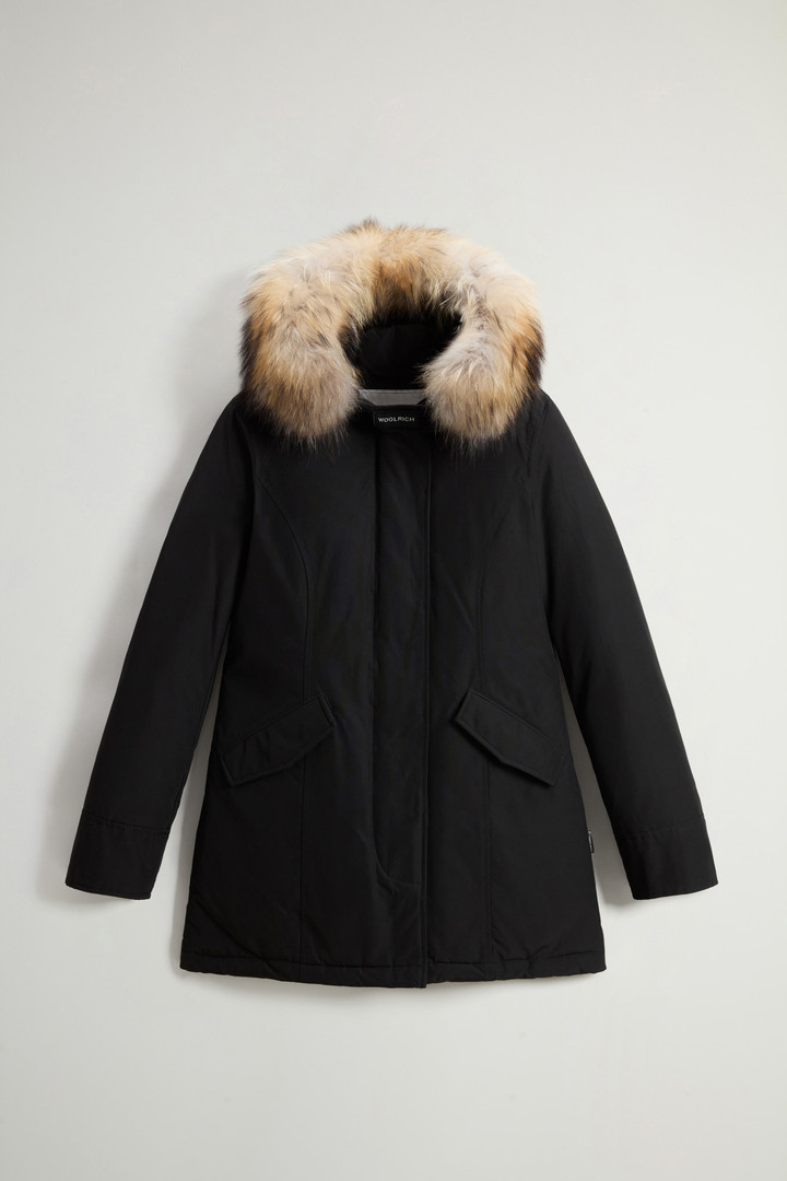 Arctic Parka in Ramar Cloth con pelliccia removibile Nero photo 6 | Woolrich