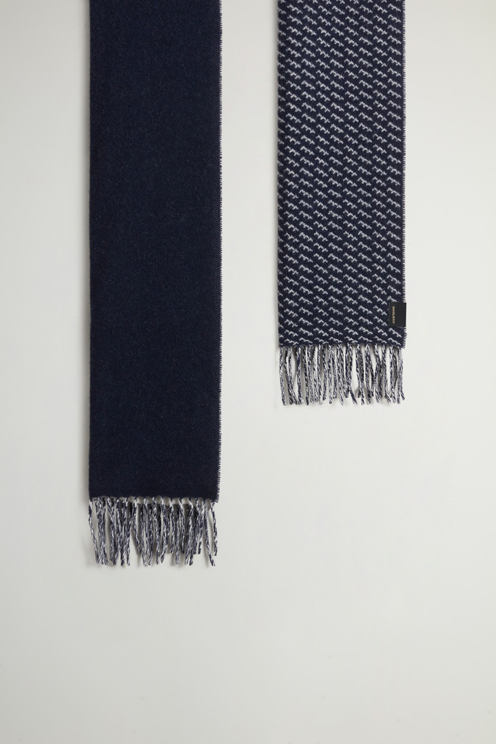 JACQUARD SCARF Bleu photo 2 | Woolrich