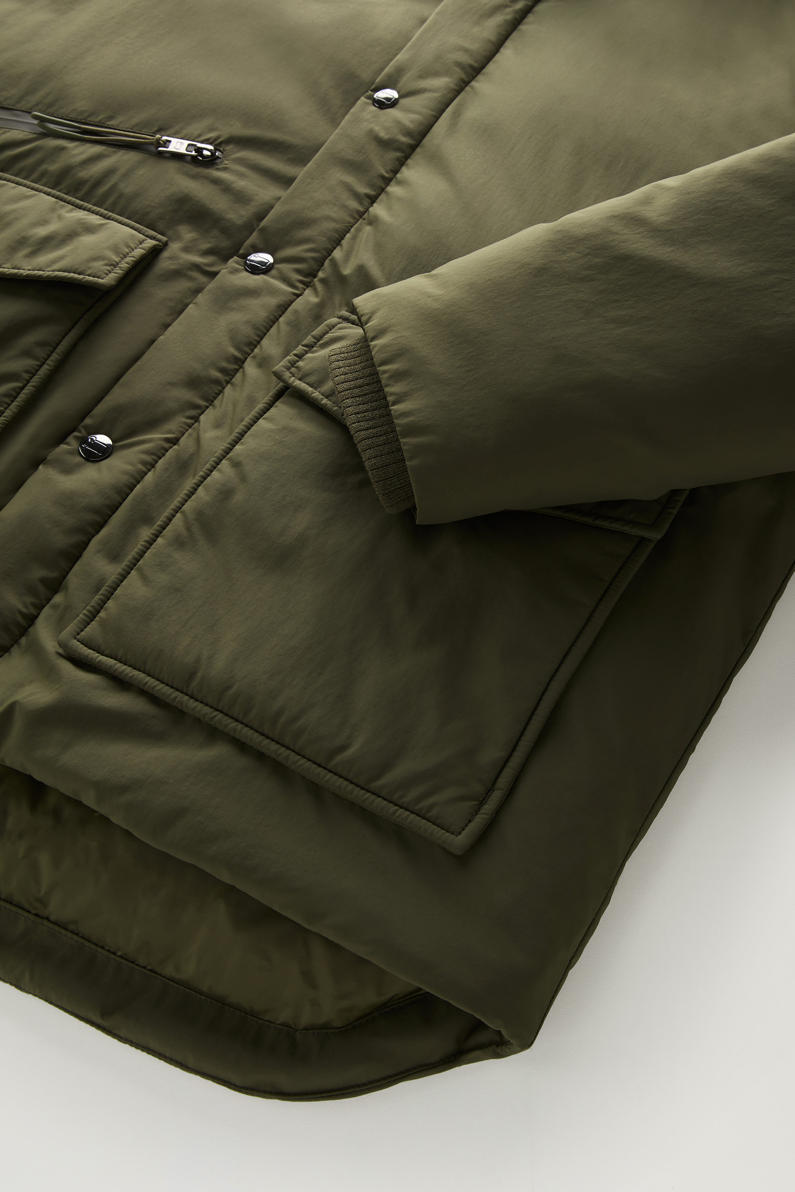 Aleutian Jacke aus Taslan-Nylon grün photo 9 | Woolrich