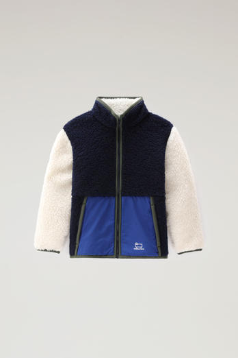 Kids' Curly Track Jacket Blue | Woolrich