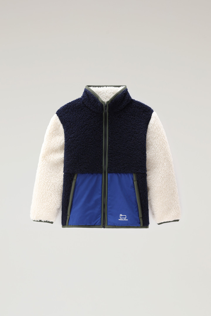 Kids' Curly Track Jacket Blue photo 1 | Woolrich