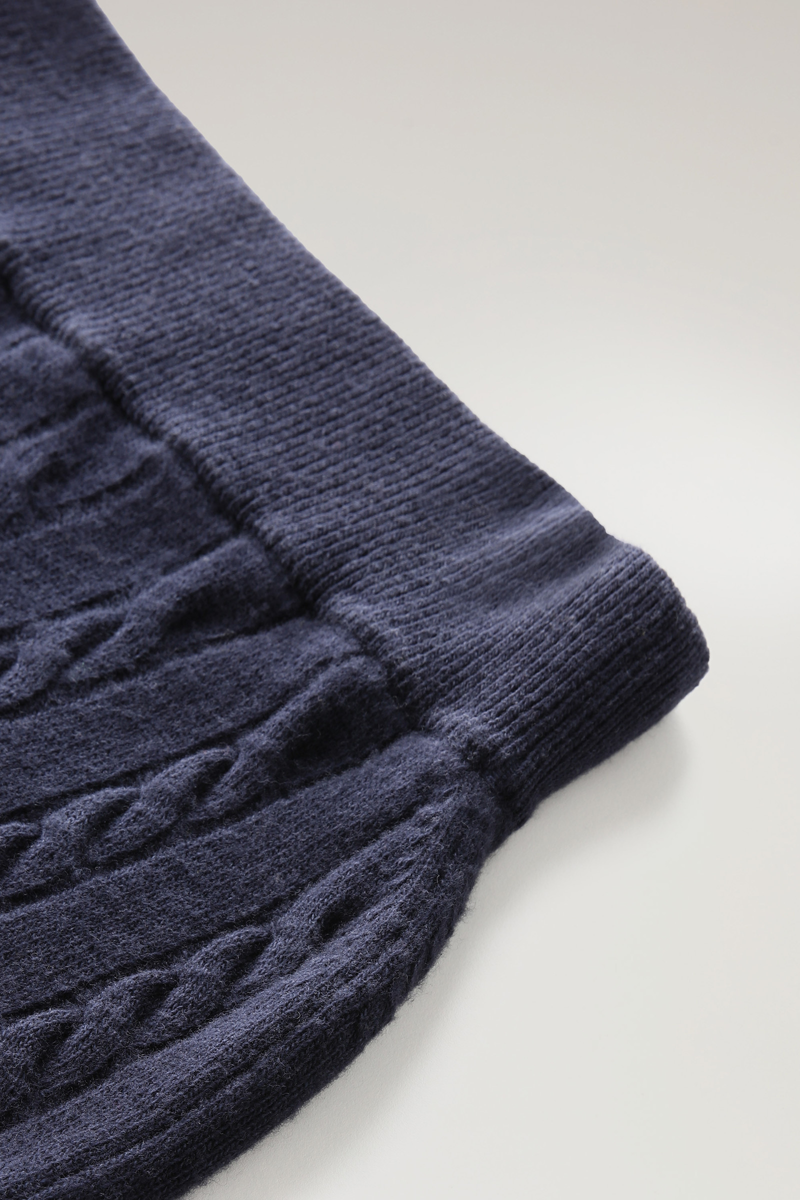 Garment-dyed Cable-knit Skirt Blue photo 5 | Woolrich