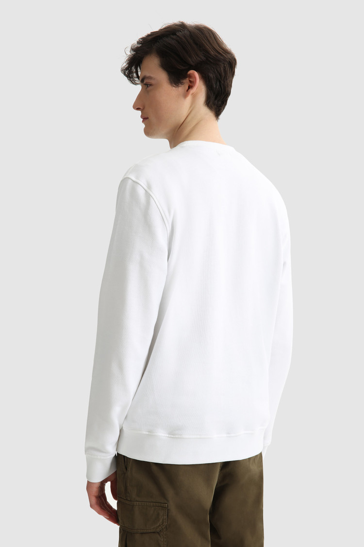 Essentieel sweatshirt met ronde hals van biologisch katoen